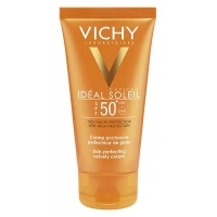VICHY Ideal Soleil SPF50+ aksamitny krem do twarzy 50ml <span style="color: #b40000">(kup 2 - odbierz torbę i kosmetyczkę)</span>