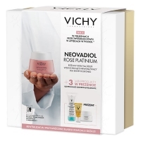 VICHY Neovadiol Rose Platinum różany krem do twarzy wzmacniająco-rewitalizujący 50ml + miniprodukty (ZESTAW)