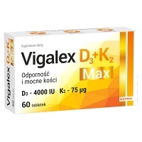 Vigalex D3 + K2 Max x60 tabletek