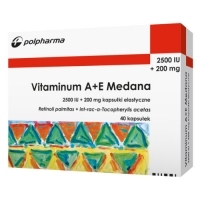 Vitaminum A+E Medana x40 kapsułek