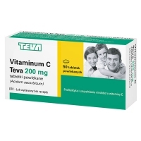 Vitaminum C Teva 200mg x50 tabletek