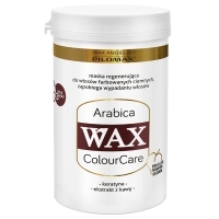 WAX Colour Care Arabica regenerująca maska do włosów farbowanych ciemnych 480ml