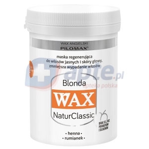 WAX NaturClassic Blonda  regenerująca maska do włosów jasnych  240ml