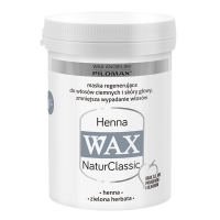 WAX NaturClassic Henna regenerująca maska do włosów ciemnych zniszczonych i suchych 240g