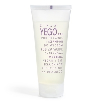 Ziaja Yego Vegan żel pod prysznic i szampon do włosów kod zapachu: cytrynowa werbena 200ml